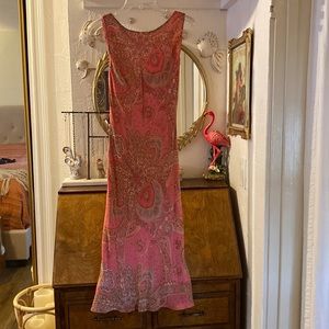 Gorgeous Laundry by Shelli Segal pastel paisley midi dress.